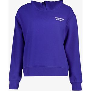 TwoDay dames hoodie met backprint donkerblauw - Maat S