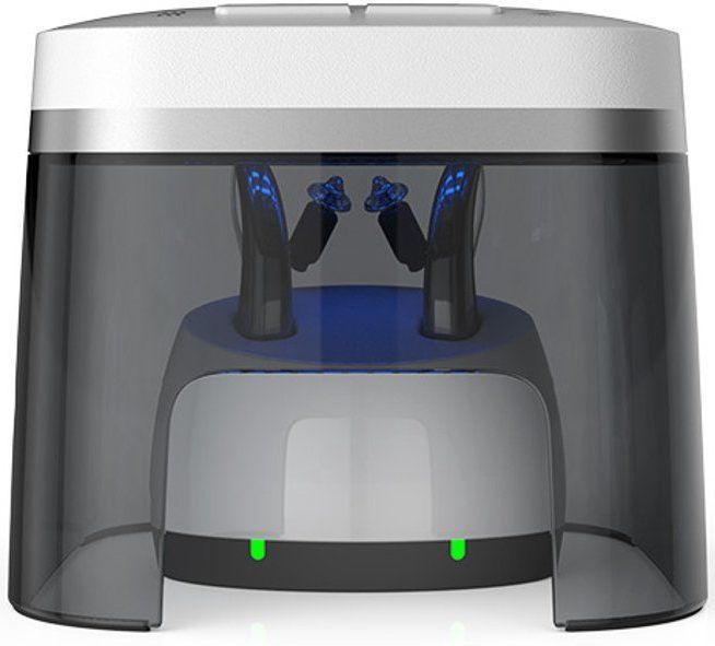 flow-med dry-cap uv 1.1 - Droogbox voor Gehoorapparaten - Gelijktijdig Laden, Reinigen en Drogen - UV-C Licht - Efficiënte Ventilator - USB-C