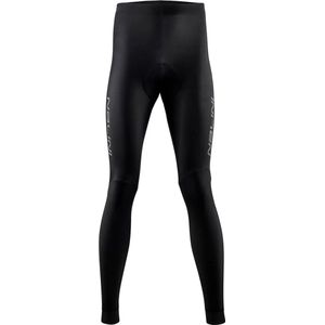 Nalini - Fietsbroek lang zonder bretels - Wielrenbroek - Gebrushed - Heren - NEW IDEALE TIGHT - BLACK - XXXL