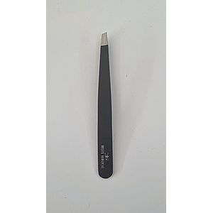 Belux Surgical Instruments - Professionele epileer pincet - zwart slanted - 9 cm - Set van 2