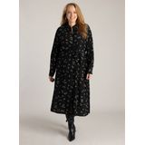 YEST CURVE - Hanna One Pieces - Blousejurk - Zwart/Multi-Colour