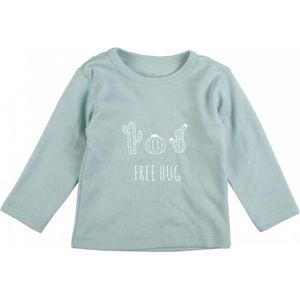 Plum Plum - T-shirt lange mouwen - Cactus 'Hug me' - Light Green