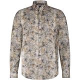 State of Art - Casual Overhemd - Bruin - Lange Mouwen - Katoen-Polyester Blend