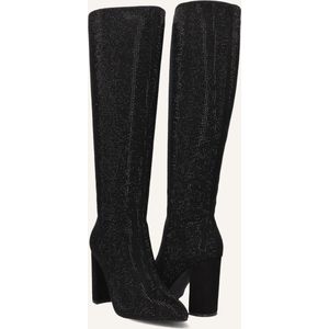 Omoda - 0492-10 - Laarzen - Zwart - Textiel