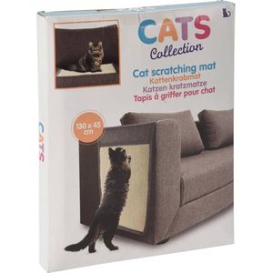 Pets Collection Kattenkrabmat 130x45 cm grijs