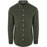 McGregor - Overhemd - Olijfgroen - Corduroy - Ribstructuur