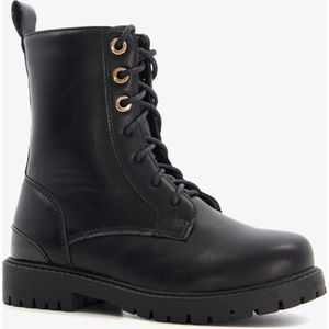 Blue Box meisjes veterboots zwart - Maat 28 - Uitneembare zool