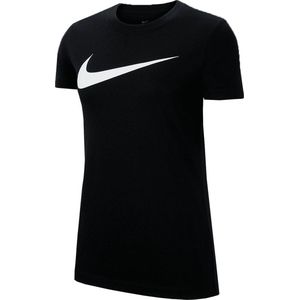 Nike Nike Park20 Dry Sportshirt - Maat XS  - Vrouwen - zwart - wit