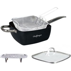 Babij cooking Frietpan Frypan CF-FA04 de ideale 4 in 1 pan