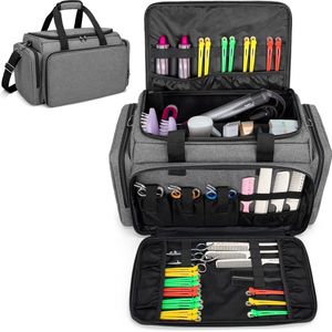 Lexium Kapperskoffer - Visagiekoffer - Make up koffer - Make up trolley - Kappers koffer - Beautycase - Cosmetica koffer - Kapperstas