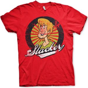 Scooby Doo Shaggy The Slacker T-Shirt Red-M