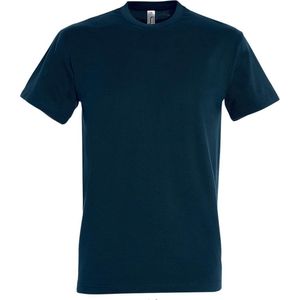 SOLS Heren Keizerlijke Zwaargewicht T-Shirt met korte mouwen (Aardolie blauw)