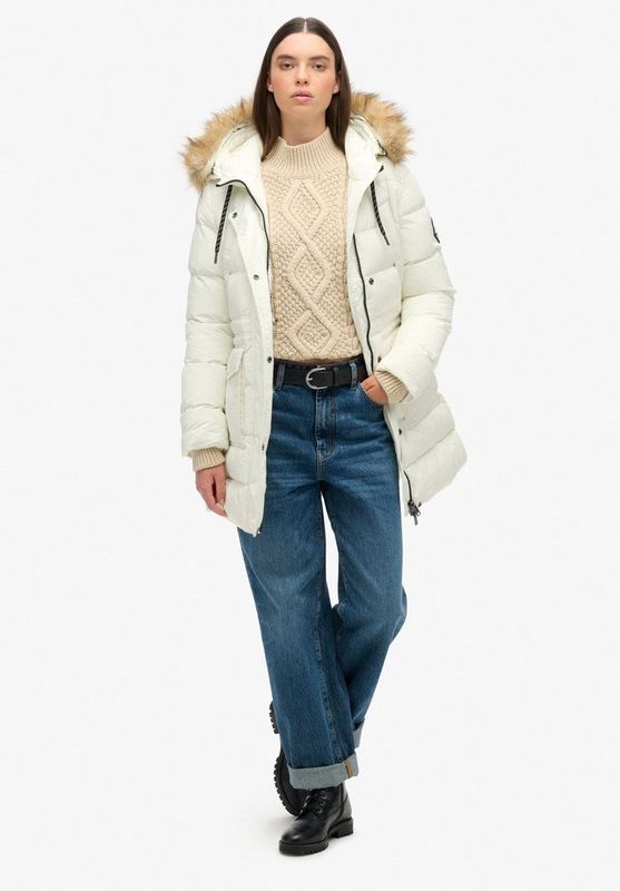 Superdry Everest Mid Gewatteerde Jas