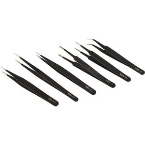EXTREME - ESD Pincet Set - Antistatisch - 6-delig - Precisie Pincetten voor Elektronica