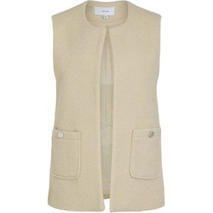 Vila Gilet Vikera S/l Waistcoat 14103455 Birch Dames Maat - 42