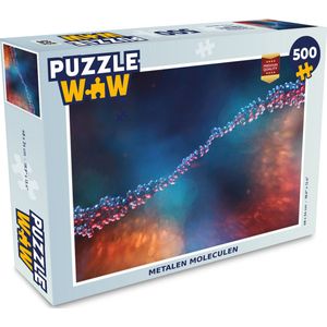 Puzzel Metalen moleculen - Legpuzzel - Puzzel 500 stukjes