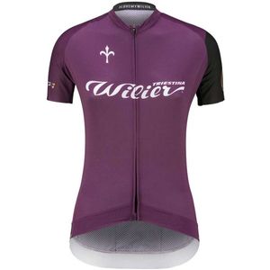Wilier Cycling Club Korte Mouw Wielertrui Paars S Vrouw