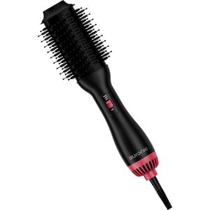 Auronic 4-in-1 Föhnborstel - Airstyler - Stijlen, Krullen, Extra Volume en Borstelen - Multistyler - Krulborstel - Warmteborstel - 360 Graden flow - Ø 37 mm - Zwart/Roze