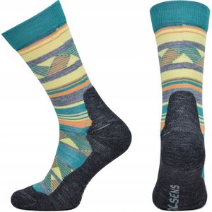 Lasting Merino Wol WLI Sokken Groen Maat 34-37