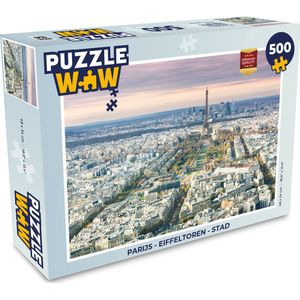 Puzzel Parijs - Eiffeltoren - Stad - Legpuzzel - Puzzel 500 stukjes