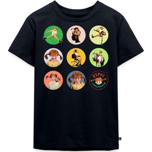Pippi Langkous Foto's Van Pippi In Cirkels Premium T Shirt Kinderen