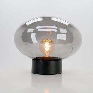 EGLO Madonnina Tafellamp - E27 - 27 cm - Zwart/Grijs - Ombre - Rookglas