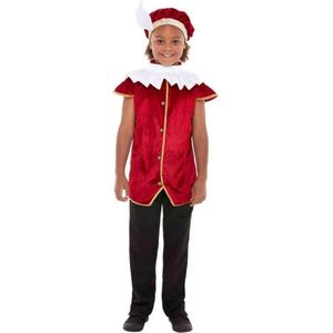Pietenpakken | Rood Wegwijs Pietje Kind Kostuum | Large | Sinterklaas | Verkleedkleding