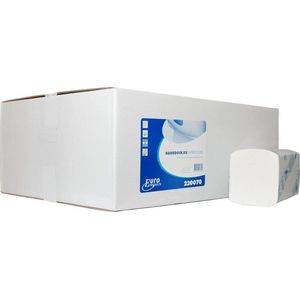Euro Products | Vouwhanddoekjes 2-laags | Interfold | Cellulose | 22 x 32 cm | 3200 stuks