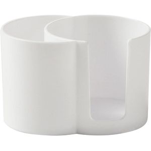 2 stuks Wattenstaafjesdispenser, wattenstaafjeshouder, Qtip dispenser voor wattenschijfjes, dubbel gat, Qtip-dispenser, draagbare tandenstokerhouder