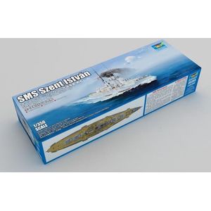 1:350 Trumpeter 05365 SMS Szent István Ship Plastic Modelbouwpakket