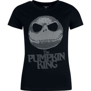 The Nightmare Before Christmas Jack Skellington - Pumpkin King Dames T-shirt - zwart - S