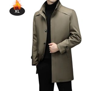 Bovista Mantel Heren - Tussenmantel - Jas - Mantelpakje - Trenchcoat - Overjas - Overcoat - Winter - Khaki - XS