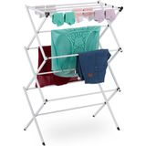 Droogrek - Wit - Inklapbaar - Tot 25 kg - 105x73x37 cm