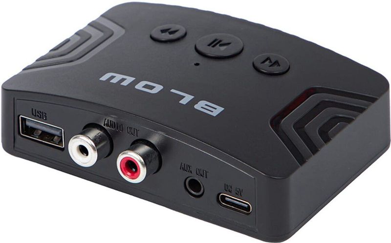 BLOW - Bluetooth Transmitter - AUX OUT 3.5mm & 2x RCA - Bluetooth 5.3 - 10m bereik