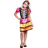 Boland - Kostuum Niña Calavera (10-12 jr) - Kinderen - Day of the dead - Halloween verkleedkleding - Day of the dead