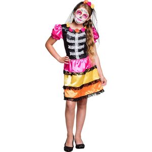 Boland - Kostuum Niña Calavera (10-12 jr) - Kinderen - Day of the dead - Halloween verkleedkleding - Day of the dead