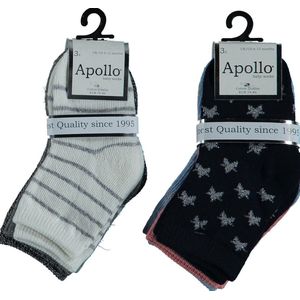 Apollo - Sokken - Glitter - Multi - Color - Maat 92-98 - (1-2 years)