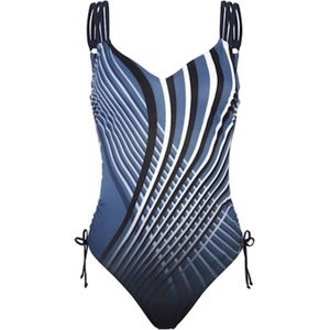 Sunflair - Badpak - Blauw - Voorgevormde Cups - Verstelbare Bandjes