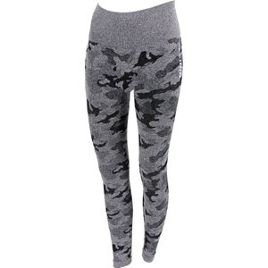 Legend Dames Sportlegging Army grijs Maat: L