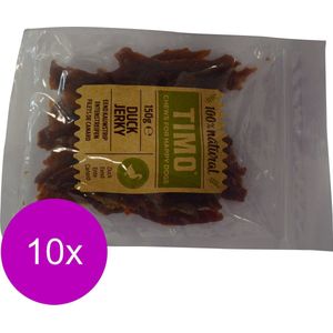 Timo Eend Kauwstrip - Hondensnacks - 10 x Eend 150 g