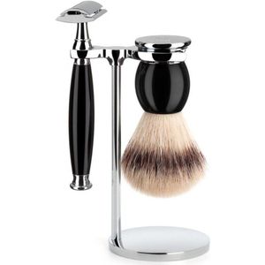 MÜHLE - Sophist - Scheerset - Zwart - 3-delig