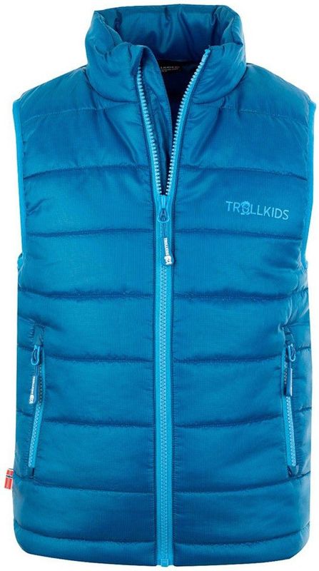 Trollkids Kids Trondheim Vest Synthetische bodywarmer (Kinderen |blauw)