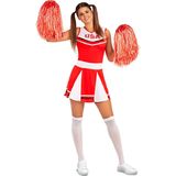 FUNIDELIA Cheerleader kostuum voor vrouwen - Maat: XXL - Rood