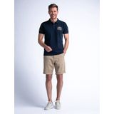 Petrol Industries - Heren Chino Short met Riem Sunlit - Bruin - Maat XS