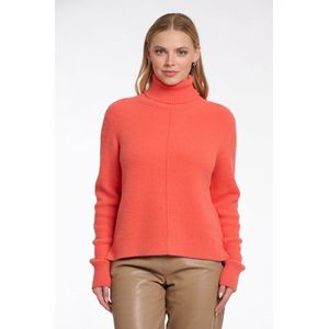 Rino&Pelle dames trui - Noor coltrui - coral