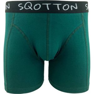 Boxershort - SQOTTON® - Basic - Groen - Maat XL