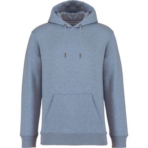 Native Spirit Ecologische uniseks sweater met capuchon NS401 - Cool blue heather - L