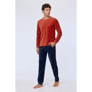 Lords & Lilies huispak heren velours - warm roest - 252-51-RPC-V/480 - maat S