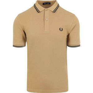 Fred Perry - Polo M3600 Beige U88 - Slim-fit - Heren Poloshirt Maat L