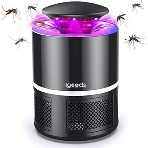 Igoods Professionele UV Muggenlamp - Elektrische muggenvanger - Insectenverdelger – Antimuggenlamp - Inclusief Oplaadadapter